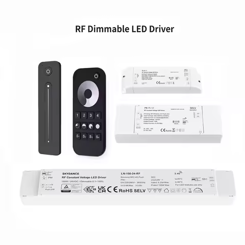 Skydance 40W 70W 150W Dimmable LED Driver RF Remote AC Push-dim Lighting Transformer Dimmer Power Su