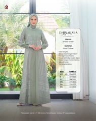 Sarimbit Keke Dhinakara Series Gamis dan Koko Dewasa Smoke Green Terbaru 2025 | Dhinakara Series | K