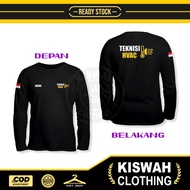 HVAC Technician T-shirt Free DB Name Long Sleeve Distro T-shirt