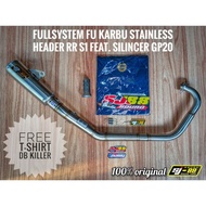 [Terlaris] Knalpot Fullsystem Sj88 Satria Fu Karbu Rr S1 Stainless