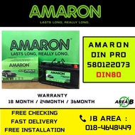 AMARON DIN80 (MF) - 80AH - Car Battery - FORD Ranger 3.2, MERCEDES w204, VOLVO s40