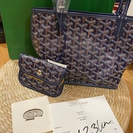 Goyard Anjou mini bleu tote 托特包