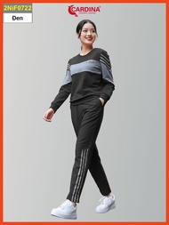 Đồ Bộ Thu Đông Nữ 𝐂𝐀𝐑𝐃𝐈𝐍𝐀 Chất Nỉ Cao Cấp Dáng Thể Thao Năng Động 2NIF07