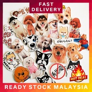 Cute Dog Teddy Haha qiqi Super Cute Dog Brooch Acrylic Alien Badge Pitbull Single Dog Bone Cute Dog 