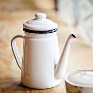 Enamel COFFEE POT WHITE/COFFEE POT