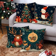 Y2JITtume亚麻抱枕套A Set of 4 Christmas Pi9.21