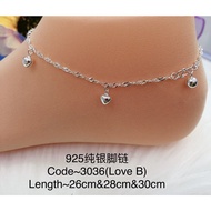 925 Sterling silver Anklet (LB)(925 silver Anklet)silver Anklet