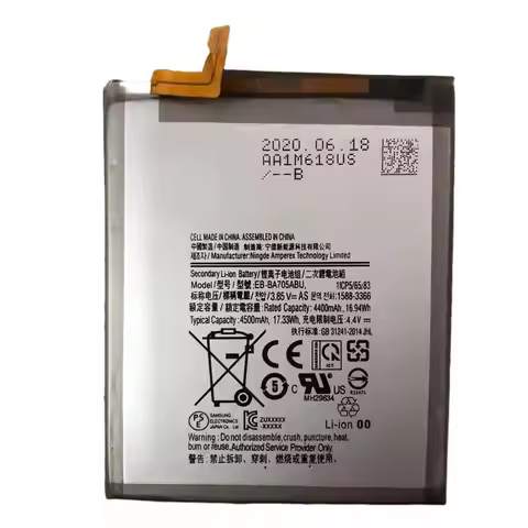 3.85V 4500mAh EB-BA705ABU Battery for Samsung Galaxy A70 2019 A705 A705W SM-A705 A705FN SM-A705W SM-