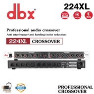 dbx 224XL Stereo 2/3/4 Way Audio Crossover Rackmount Frequency Splitter Sound Processor, Low Distort
