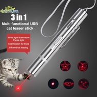 [DelicationS] Creative Laser Pointer Cat Toys Cat Laser Pointer Toys With Three Light Modes USB Char