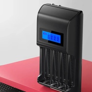 Doublepow 4-Slot AA AAA Ni-MH Battery Charger with LCD - DP-K98B