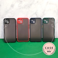 Case i14 i14+ 14Pro 14ProMax i15 i15+ 15Pro 15promax Soft Edge Back Camera Protection Hard PC Protec