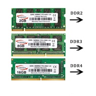 DDR2 DDR3L 2GB 8GB 16GB 1333 1600 2400 2666 3200 204pin So DIMM Laptop Memory DDR3 8gb PC3 RAM DDR4 