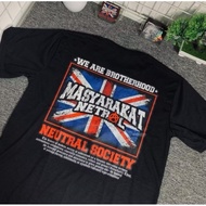 Neutral Society Society Men's T-Shirt 24s Combed CottonWanita ~ FREE STICKERS