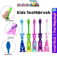 [Choo Choo Toy] Soft Hair Kids Children's Toothbrush Cartoon 1-12yrs old Dental Oral Care Berus Gigi