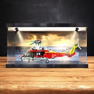 Transporter Helicopter Lego Rescue Material Storage Box 42145 Display Box H175 Suitable Model Acryli