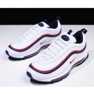 2024 Sell Like Hot Cake [Ready Stock] Shoes airmax 97 White Line Red Black Air cushioned running shoes