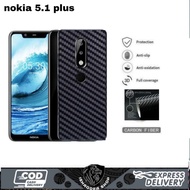 GARSKIN CARBON BLACK 3D NOKIA 5.1 PLUS 5.1 6.1 6.1 6.1 PLUS 6 6.2 8 G21 C21 PUS X6 X7 X5 C1 C2 SKIN 