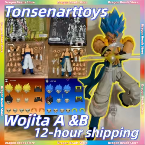 Tonsenarttoys Kamione Dragon Ball Z SHF Super Saiyan SSJ SSJ2 Gogeta Son Goku Trunks Anime Action Fi