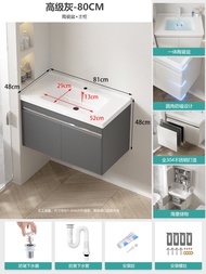 Waterproof Moisture-Proof Stainless Steel Bathroom Cabinet Combination Wash Basin Bathroom Household