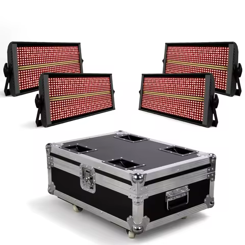 200W LED RGBW 4in1 dj 48 Zone Partition Strobe Light White 8000K DMX Super Bright Dj Wash Bar Strobe