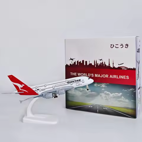 20cm Alloy Metal Scale Plane Air Australian Qantas A380 Airlines Airplane Model Airbus 380 Model Pla