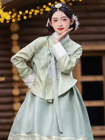 Traditional Korean Fairy Dress Hanbok Folk Dance Costume Festival Wedding Dress Stage Performance Fl
