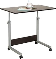 Mobile Laptop Desk, Adjustable Side Table Computer Stand, With Lockable Wheels, For Bed/Sofa (Color : A, Size : 60x40cm) Fashionable