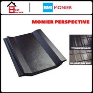MONIER Perspective Roof Tile Mineral Sleek Lines Geometric Design Premium Coating Concrete Tiles Ata
