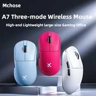 MCHOSE A7 Mouse Wireless Bluetooth PAW3395 Lightweight Mouse