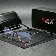 Men's Business Glasses Frame Half Frame Square Glasses Frame Suitable for Work Commuting Leisure Lig