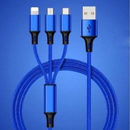 Genuine 120W 6A Fast Multifunctional Charging Cable 3-lead phone charging cord for many types of pho