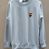 KRL LAGERFELD SMALL LOGO BLUE SWEATSHIRT