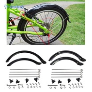 [Shamjina] Sturdy Foldable Bicycle Mudguard Kit for 4'' And 20'' Wheels - Complete Accessories Inclu