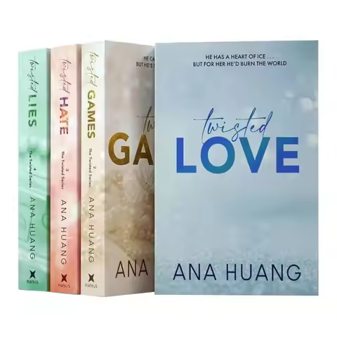 4 Books/Set Twisted Series By Ana Huang Books Love /Games / Hate /Lies Paperback English Novel Book