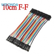 40pcs 10cm 2.54mm 1pin Female To Female Jumper Wire Dupont Cable