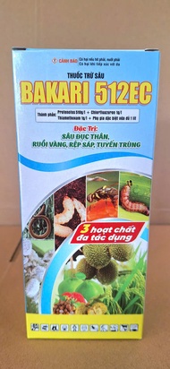 Giao ngẫu nhiên Bakari 512EC 450ml Naka Trừ sệp sáp sâu vẽ bùa bọ trĩ nhện đỏ