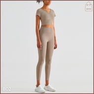 Bộ đồ tập yoga gym B02 hàng Quảng Châu cao cấp set đồ tập yoga gym vải co giãn 4 chiều thắm hút mồ h