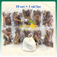 Combo of 10 packs of herbal spices for cooking beef pho and chicken pho (6 ingredients) - Free filte