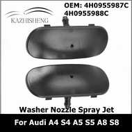 4H0955987C 4H0955988C Car 1Pair Windshield Windscreen Washer Nozzle Spray Jet  for Audi A4 S4 A5 S5 