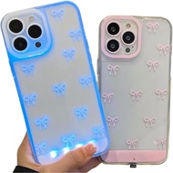 2026 New Style Colorful LED Bow Phone Case, Luminous Phone Case, Call LED Flashing Light Phone Case,