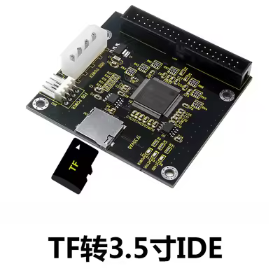 TF MICRO SD To IDE3.5 40 Pin Disk Drive Adapter Board Riser Card Capacity Supports 512GB SDXD Card A