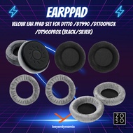 Beyerdynamic Velour ear ppad set for DT770 /DT990 /DT700PROX /DT900PROX (Black/Silver)