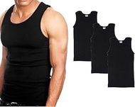 Men's 100% Cotton Undershirts (Tank Tops, Crew Neck Shirt) Athletic Men's 3-6 Packs