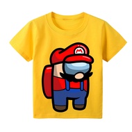 AMONG US popcloset game t shirt boy girl kids cotton baju budak lelaki perempuan kanak-kanak childre