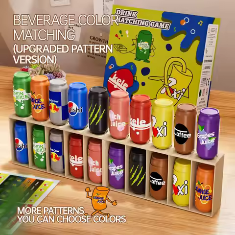Popular Children's Fun Drinks with Color Matching, Guessing Games, Memory Training, Interactive Boar
