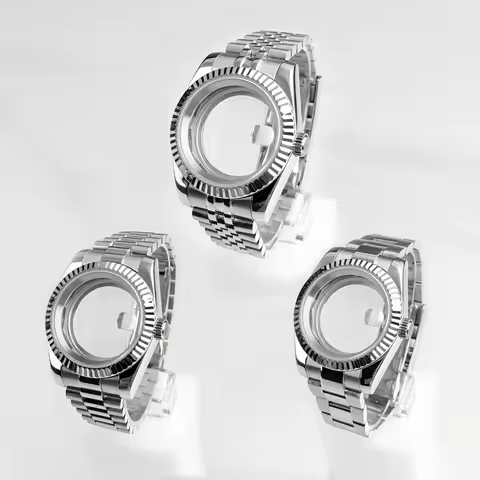 36mm/39mm NH35 NH36 Watch Case strap for Seiko datejust jubilee oyster NH35 Movement 904L Case fit 2