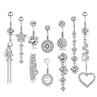 Combination Cross-Border Belly Button Ring Zircon Exquisite Custom E-commerce UL3P