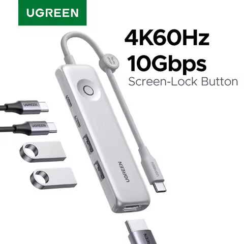 UGREEN USB HUB Type-C to 10Gbps USB C Data 4K60Hz HDMI USB2.0 for Keyboard Mouse for Laptop MacBook 