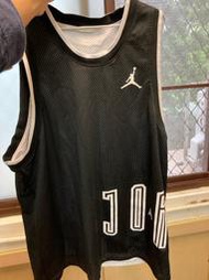 Air Jordan 球衣 xl黑白雙面穿 二手